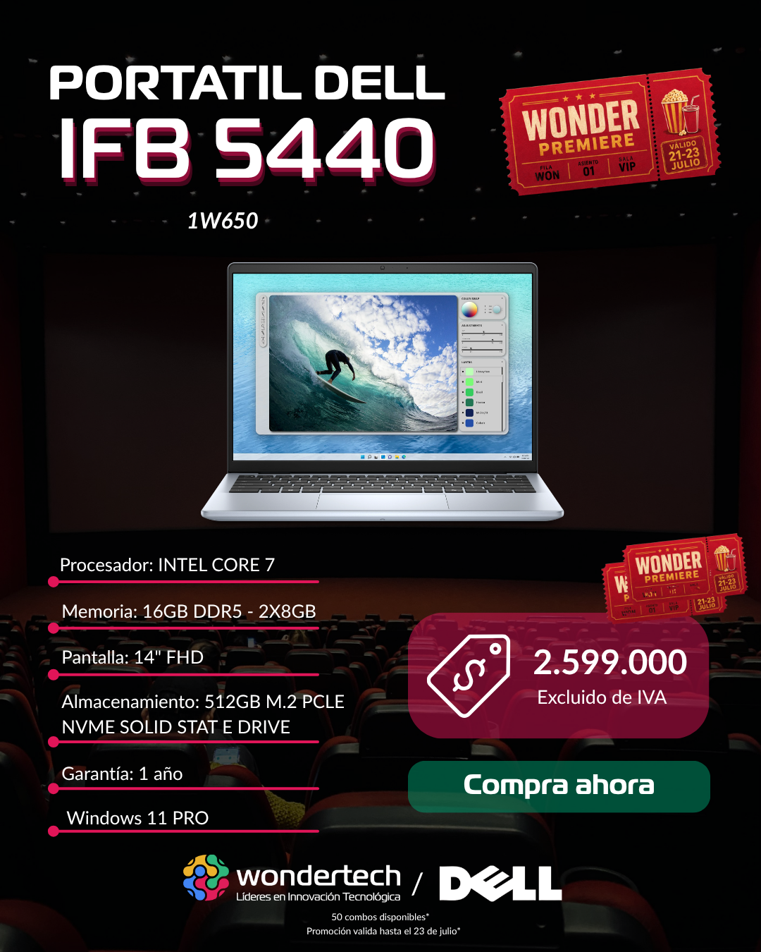 Portátil Dell IFB 5440 — Wonder Premiere