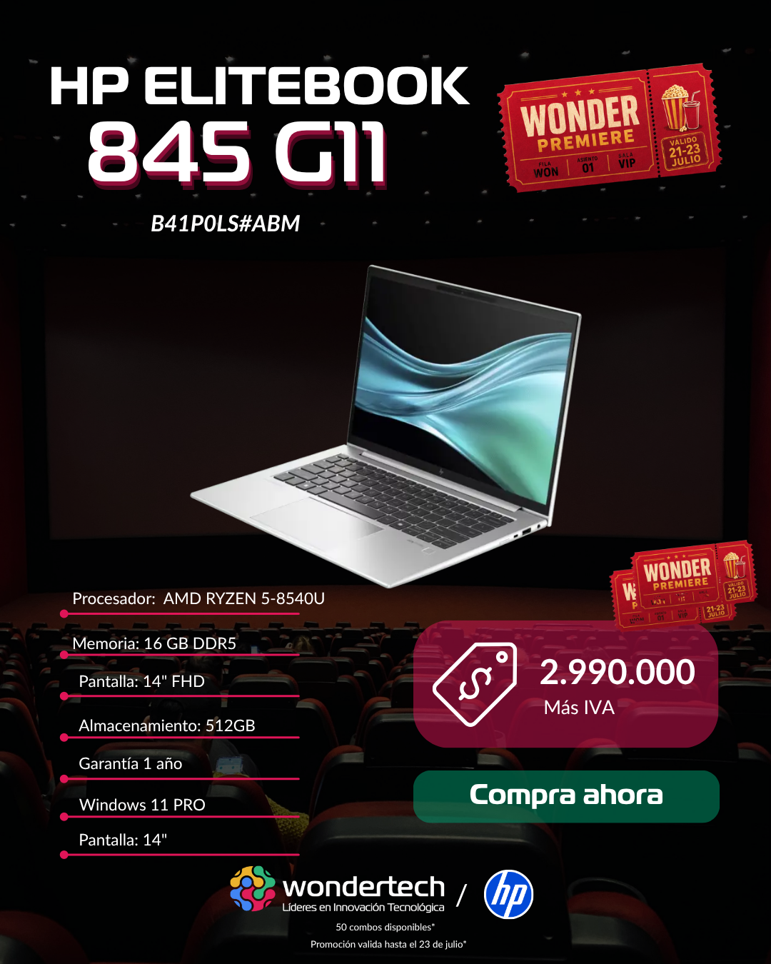 HP EliteBook 845 G11 — Wonder Premiere