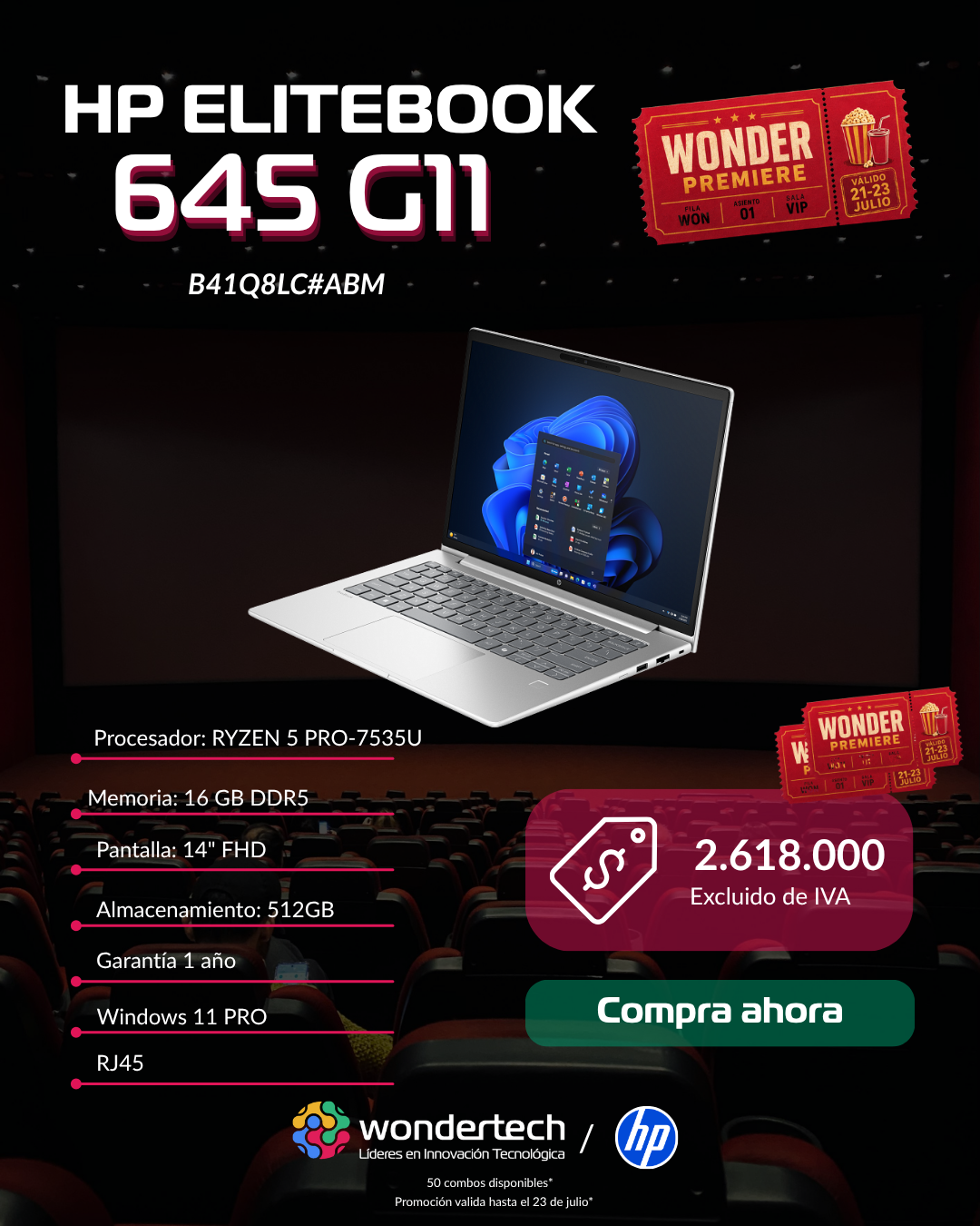 HP EliteBook 645 G11 — Wonder Premiere