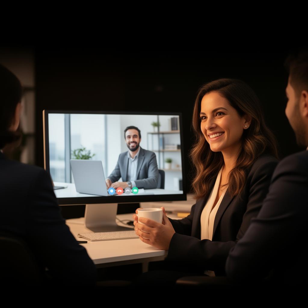 Asesora KAM Wondertech en reunión con un distribuidor